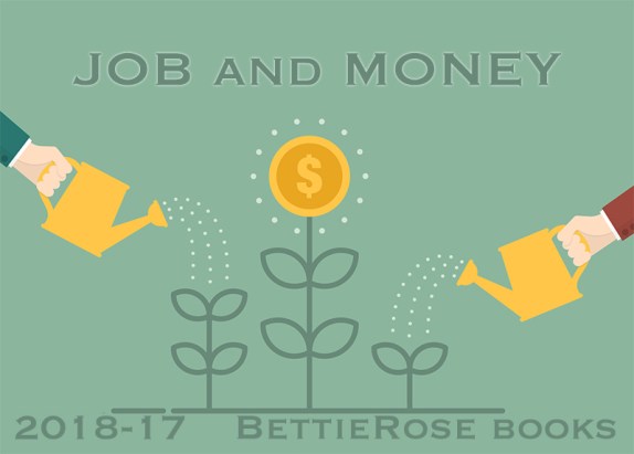 Money Growth. Flat design illustration. Business person watering money tree